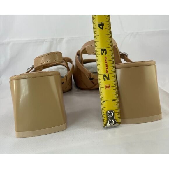 New Slingback Chunky Heel Pumps size 10 - Picture 5 of 12